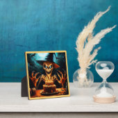 Plaque Photo Halloween - Anniversaire 6 (Insitu)