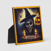 Plaque Photo Halloween - Anniversaire 7 (Recto)