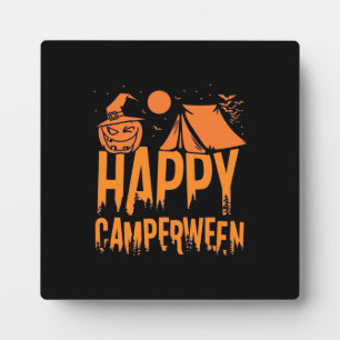 Plaque Photo Halloween Camper Nature