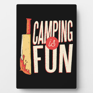 Plaque Photo Halloween Camping