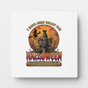 Plaque Photo Halloween Depuis Dernière Maison Hantée Sorcière V