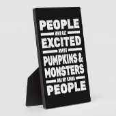 Plaque Photo Halloween drôle (Côté)