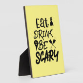 Plaque Photo Halloween Eat (Côté)