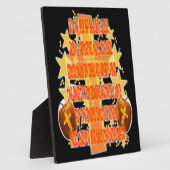 Plaque Photo Halloween pour les chrétiens (Poème) (Côté)