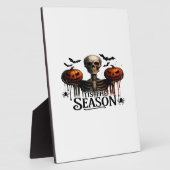 Plaque Photo Halloween Skull Skeleton (Côté)