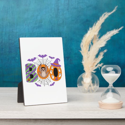 Plaque Photo Halloween Sloth Cute Essential T-Shirt (Côté)