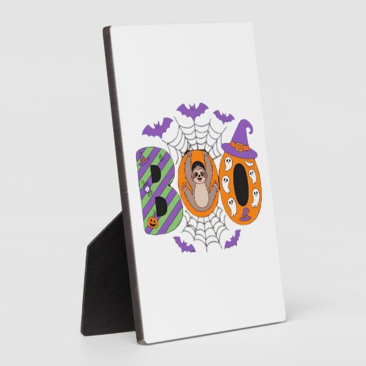 Plaque Photo Halloween Sloth Cute Essential T-Shirt (Côté)