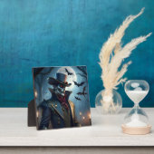 Plaque Photo Halloween Steampunk Southern Gentleman Zombie (Insitu)