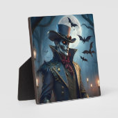 Plaque Photo Halloween Steampunk Southern Gentleman Zombie (Recto)