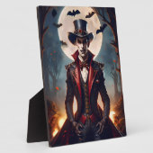 Plaque Photo Halloween Steampunk Vampire Zombie (Côté)