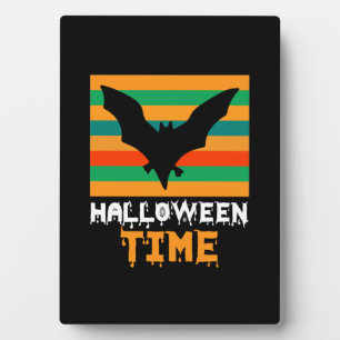 Plaque Photo Halloween Vintage
