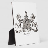PLAQUE PHOTO HAMILTON FAMILY CREST (Côté)