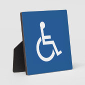 Plaque Photo Handicapé (Recto)