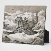 Plaque Photo Hannibal (247-c.183 avant JC) et ses éléphants de  (Côté)