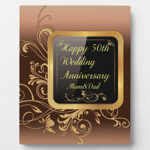 Plaque Photo Happy 50th Wedding Anniversary Multi products sele