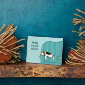 Plaque Photo Happy Canch Dog - Home Sweet Home Beagle (Côté)