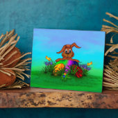 Plaque Photo Happy Easter! Easter Rabbit (Côté)