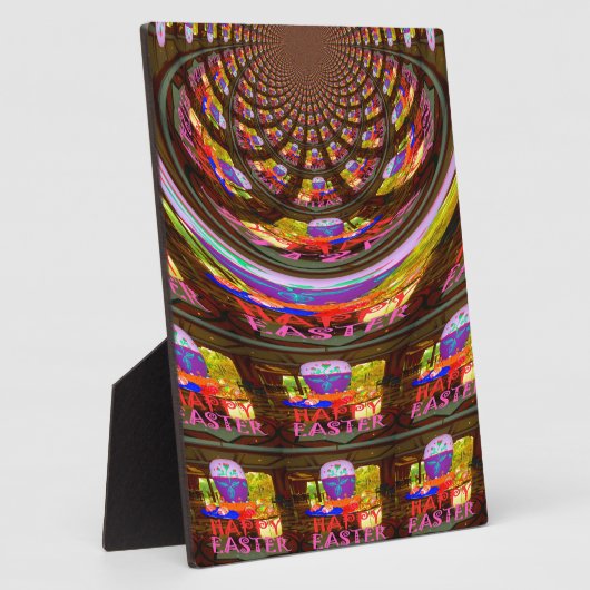 Plaque Photo Happy Easter voeux Salutations Graphiques sans fil (Côté)