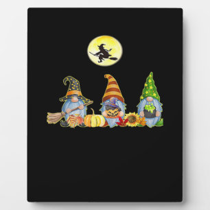 Plaque Photo Happy Fall Y’all mignonne Halloween Gnomes It’s Fa