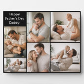 Plaque Photo Happy Father’s Day Daddy! Personalized Photo (Devant)