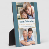 Plaque Photo Happy Fête des pères 2 Photo Modern (Côté)