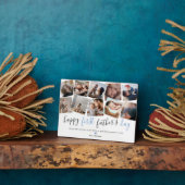 Plaque Photo Happy First Fête des pères Photo Collage (Côté)