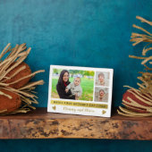 Plaque Photo Happy First Mother's Day 3 Photo Collage (Côté)