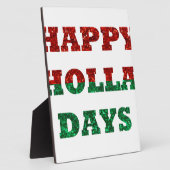 Plaque Photo happy holla days (Côté)