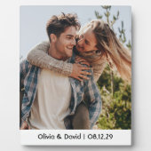 Plaque Photo Happy Wedding Couple Photo (Devant)