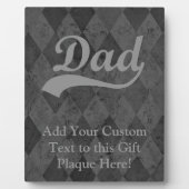 Plaque Photo Harlequin gris Shades Papa (Devant)