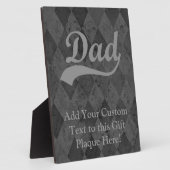 Plaque Photo Harlequin gris Shades Papa (Côté)