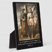 Plaque Photo Hébreux 13:2 (Côté)