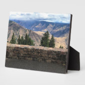 Plaque Photo Hells Canyon Pittoresque Byway, OU (Côté)