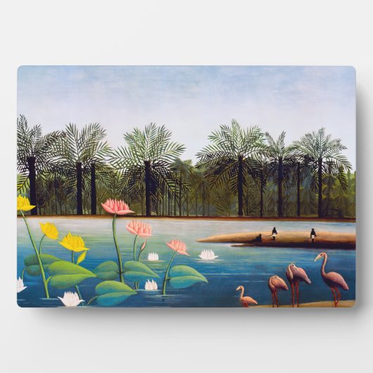 Plaque Photo Henri Rousseau - Les Flamants roses (Devant)