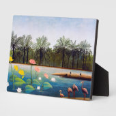 Plaque Photo Henri Rousseau - Les Flamants roses (Côté)