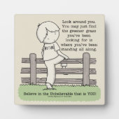 Plaque Photo Herbe plus verte (Devant)