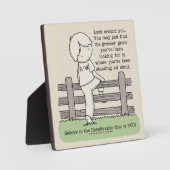 Plaque Photo Herbe plus verte (Recto)