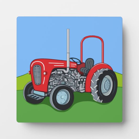 Plaque Photo Herbert le Tracteur (Devant)