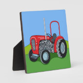 Plaque Photo Herbert le Tracteur (Recto)