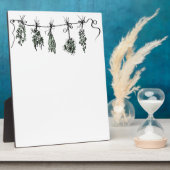 Plaque Photo Herbes du jardin (Côté)