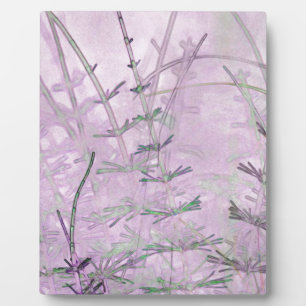 Plaque Photo Herbes/tiges de corail