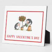 Plaque Photo Hérisson à lunettes Saint-Valentin (Côté)