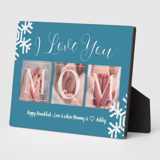 Plaque Photo Heureuse photo Hanoukka (Côté)