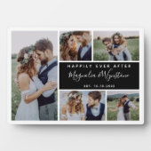 Plaque Photo Heureux toujours après Photo Collage Mariage Keeps (Devant)