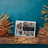 Plaque Photo Heureux toujours après Photo Collage Mariage Keeps (Côté)