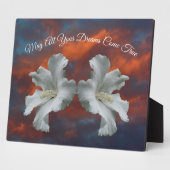 Plaque Photo Hibiscus Fleurs Rêves De Véritable Inspiration (Côté)