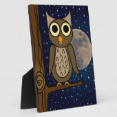 Plaque Photo Hibou (Côté)