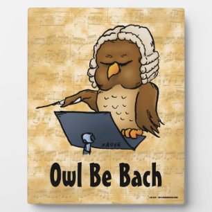 Plaque Photo Hibou sera Bach
