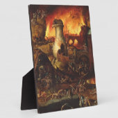Plaque Photo Hieronymus Bosch - Enfer (Côté)