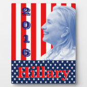 Plaque Photo Hillary 2016 (Devant)